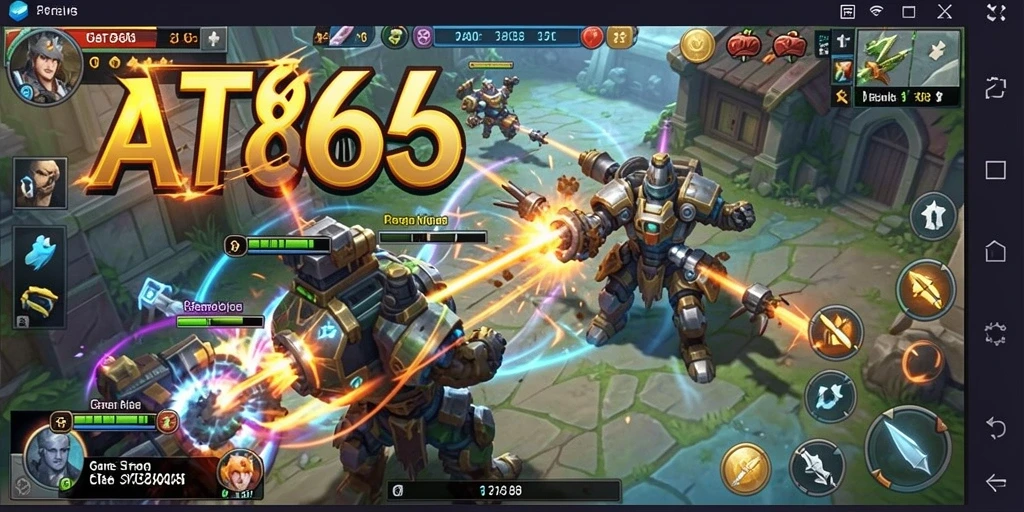 Tangkapan layar menunjukkan aksi strategi dalam game AT866 yang mendebarkan.