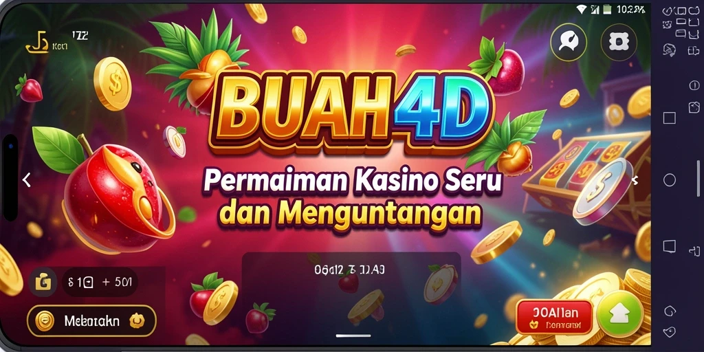 Tampilan gameplay BUAH4D yang seru dan mendebarkan.