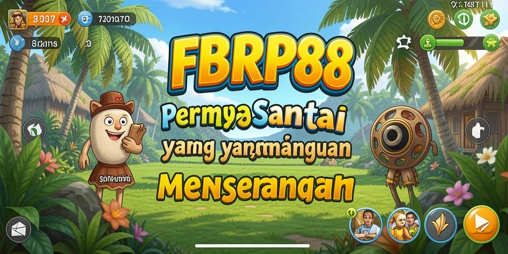 Tampilan gameplay FBRP88 yang ceria dan menantang.
