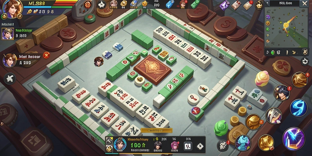 Gameplay MLBB8 yang seru dan mengasyikkan dalam Mahjong.