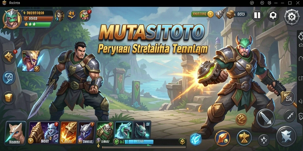 Tampilan menarik dari gameplay MUTASITOTO yang menantang