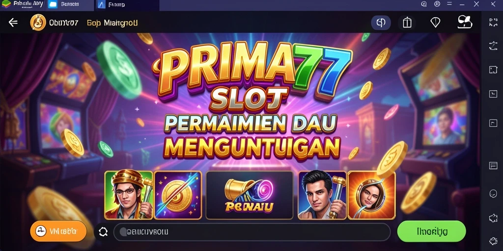 Screenshot gameplay PRIMA77 menampilkan putaran slot yang penuh warna dan menarik.