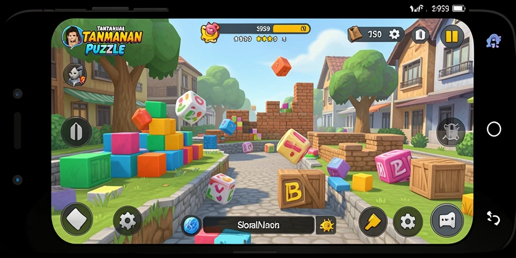 Gameplay menarik S9S9 yang penuh tantangan puzzle.